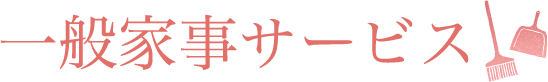 一般家事サービス